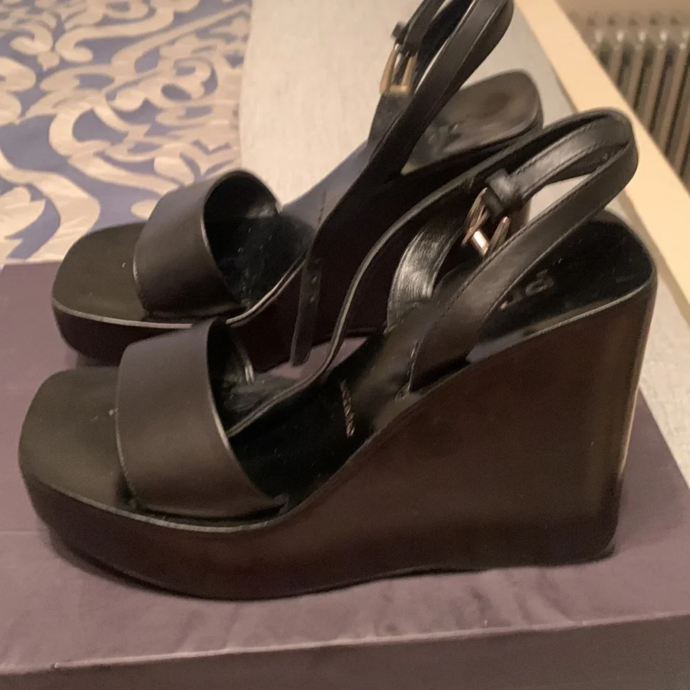Prada black wedges - Picture 2 of 5
